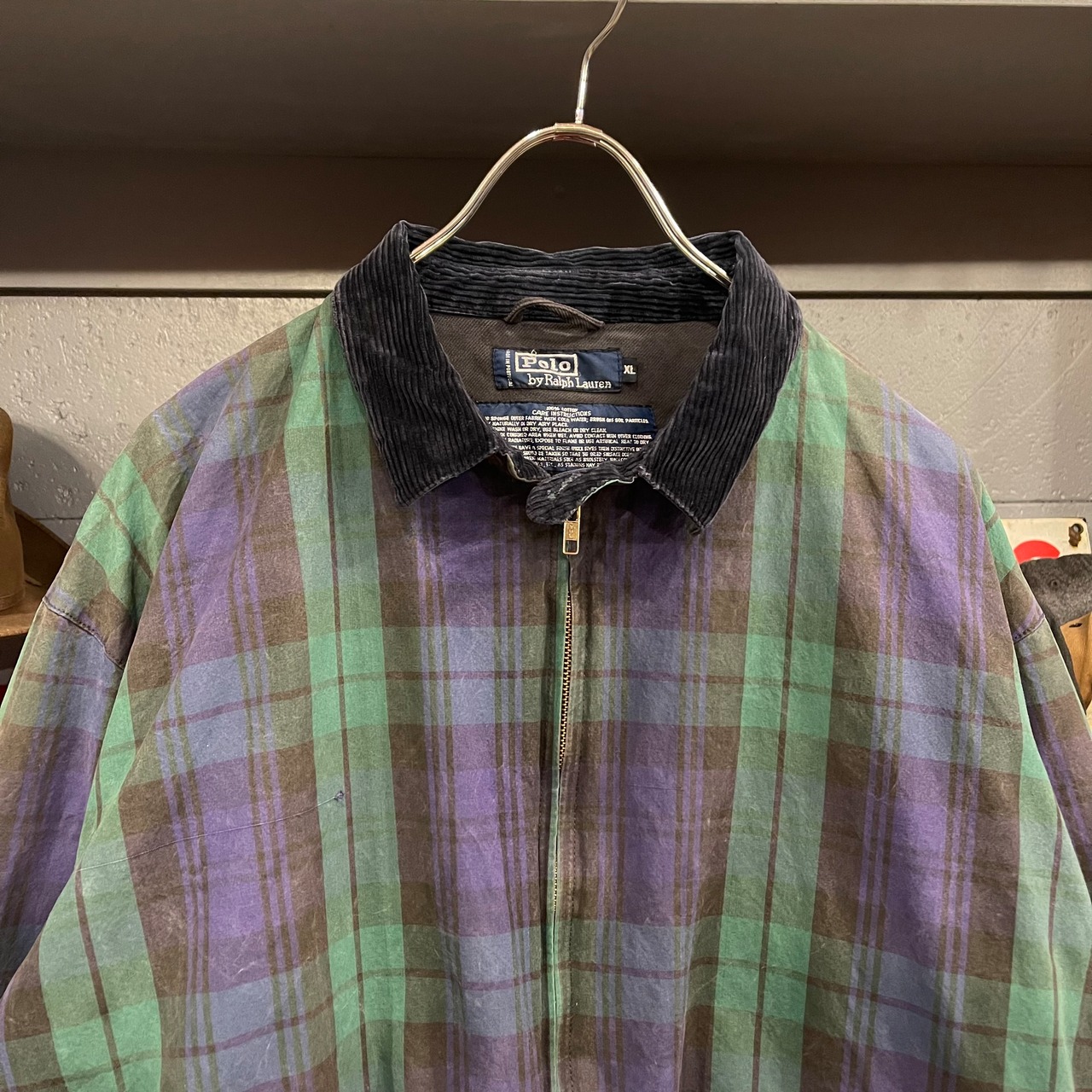 90s Polo by Ralph Lauren Oiled Jacket | VOSTOK