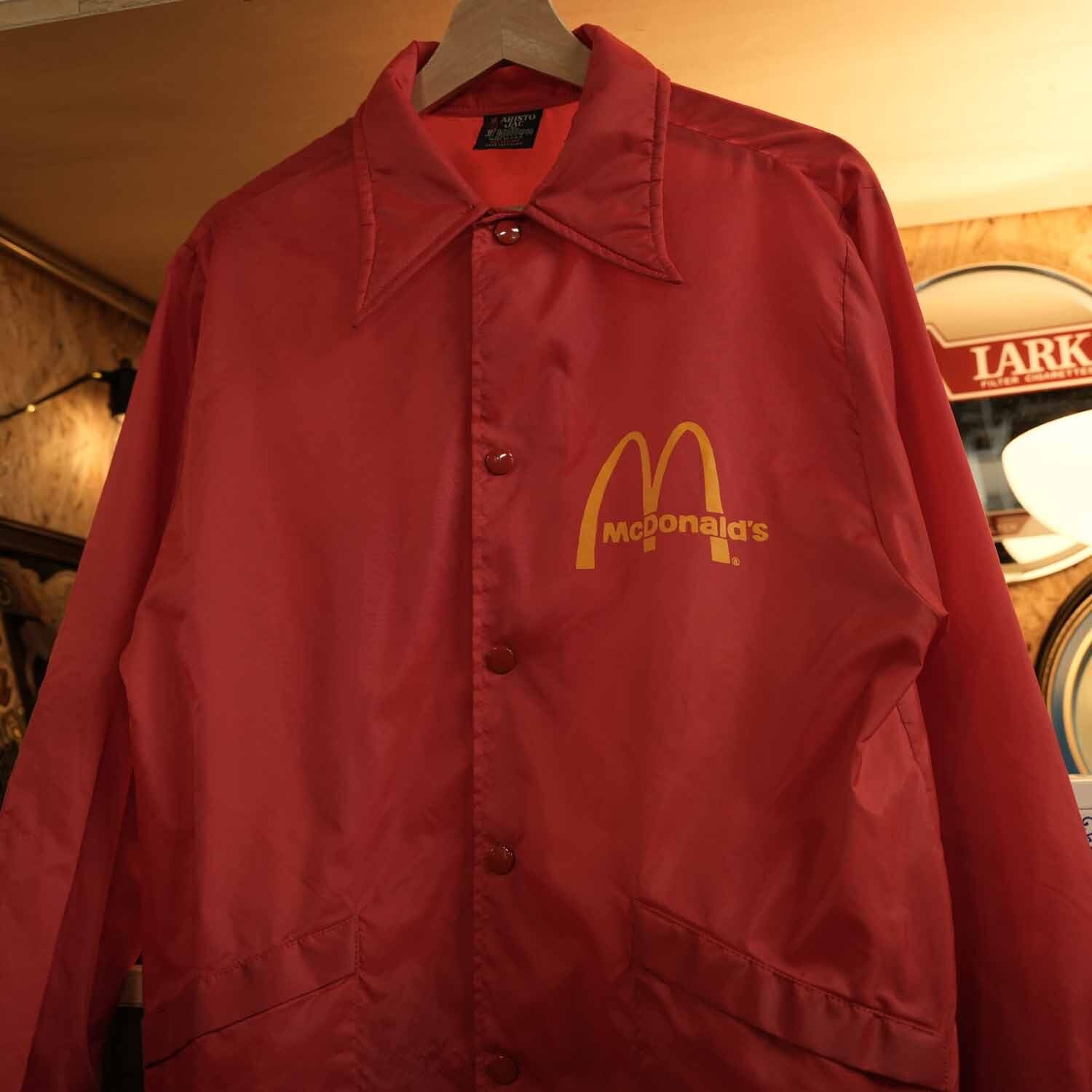 McDonald's マクドナルド ナイロンコーチジャケット 80s アメリカ製 M