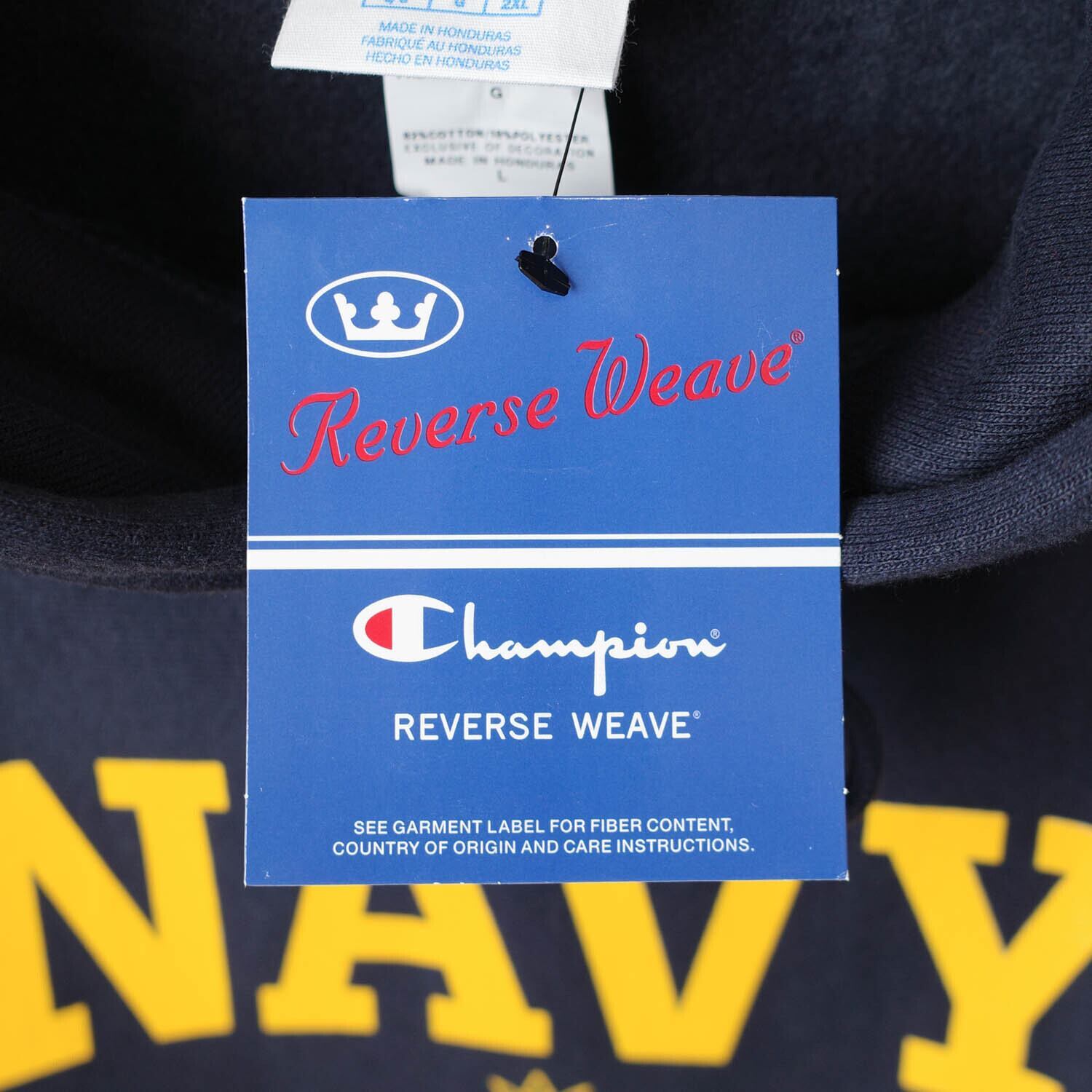 [NEW] CHAMPION USNAVY ISSUE REVERSE WEAVE HOODIE (NAVY)