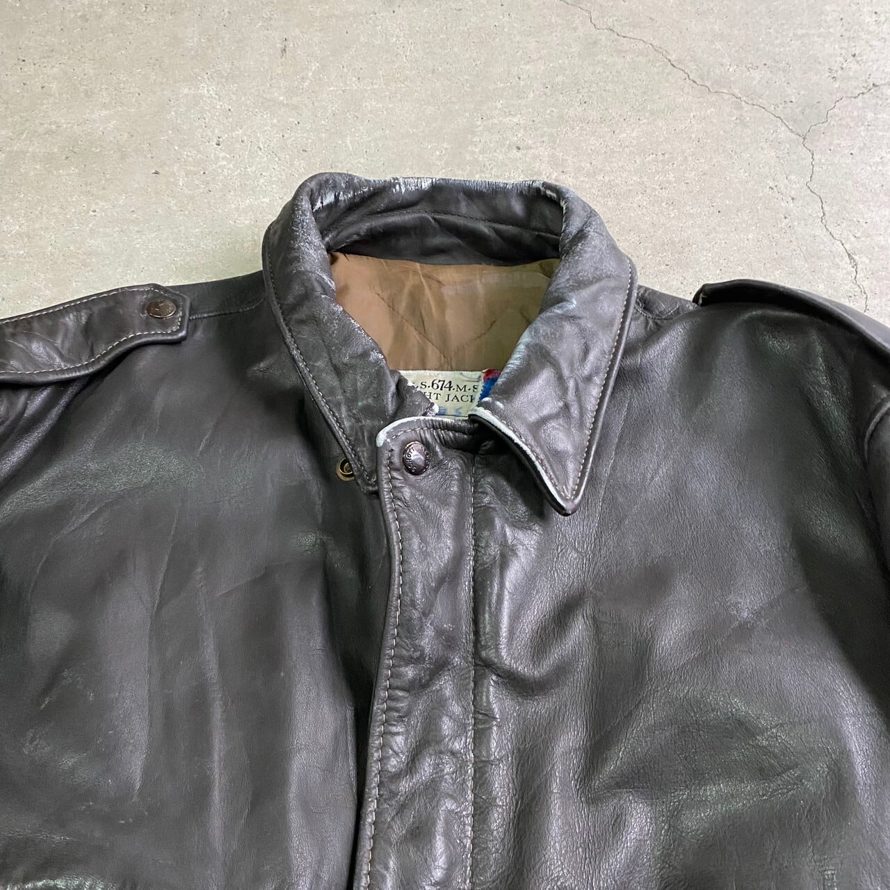 USA製 80年代〜90年代 SCHOTT ショット I.S.674.M.S フライト 