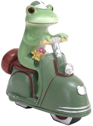 【努力特価】ダイカイ コポー レトロバイクとカエル 72677