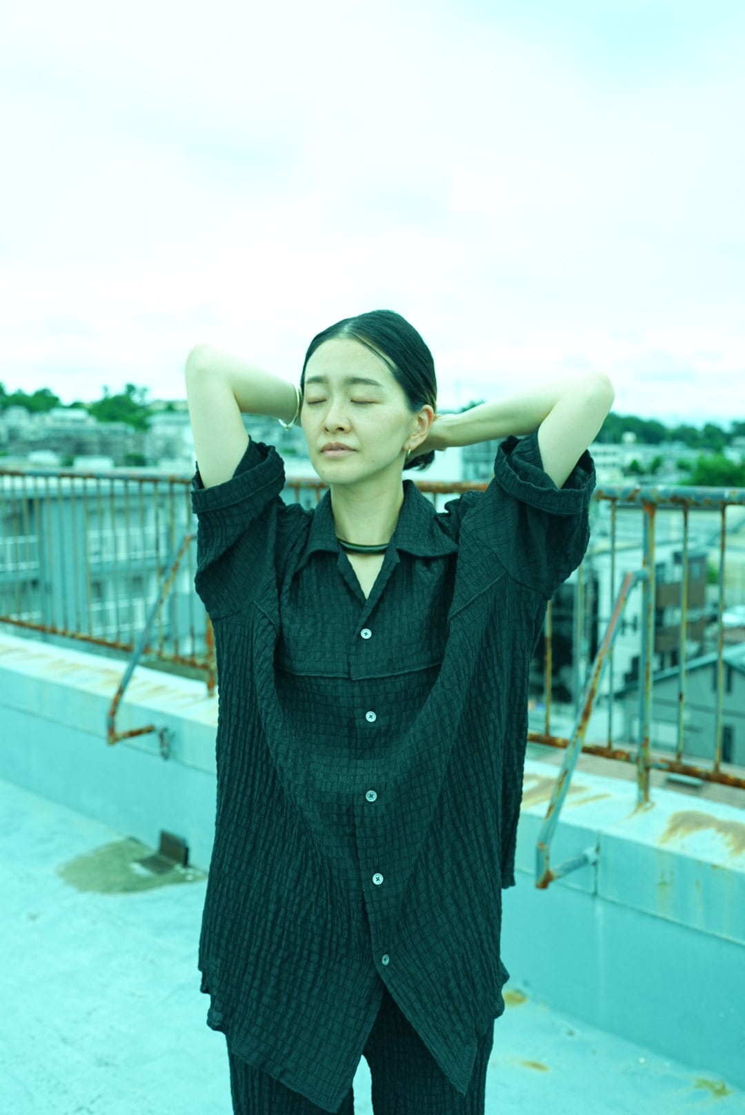 TOO AMEシャツ　ブラック TOO - AME encle(black) | MOON TREE PLANET