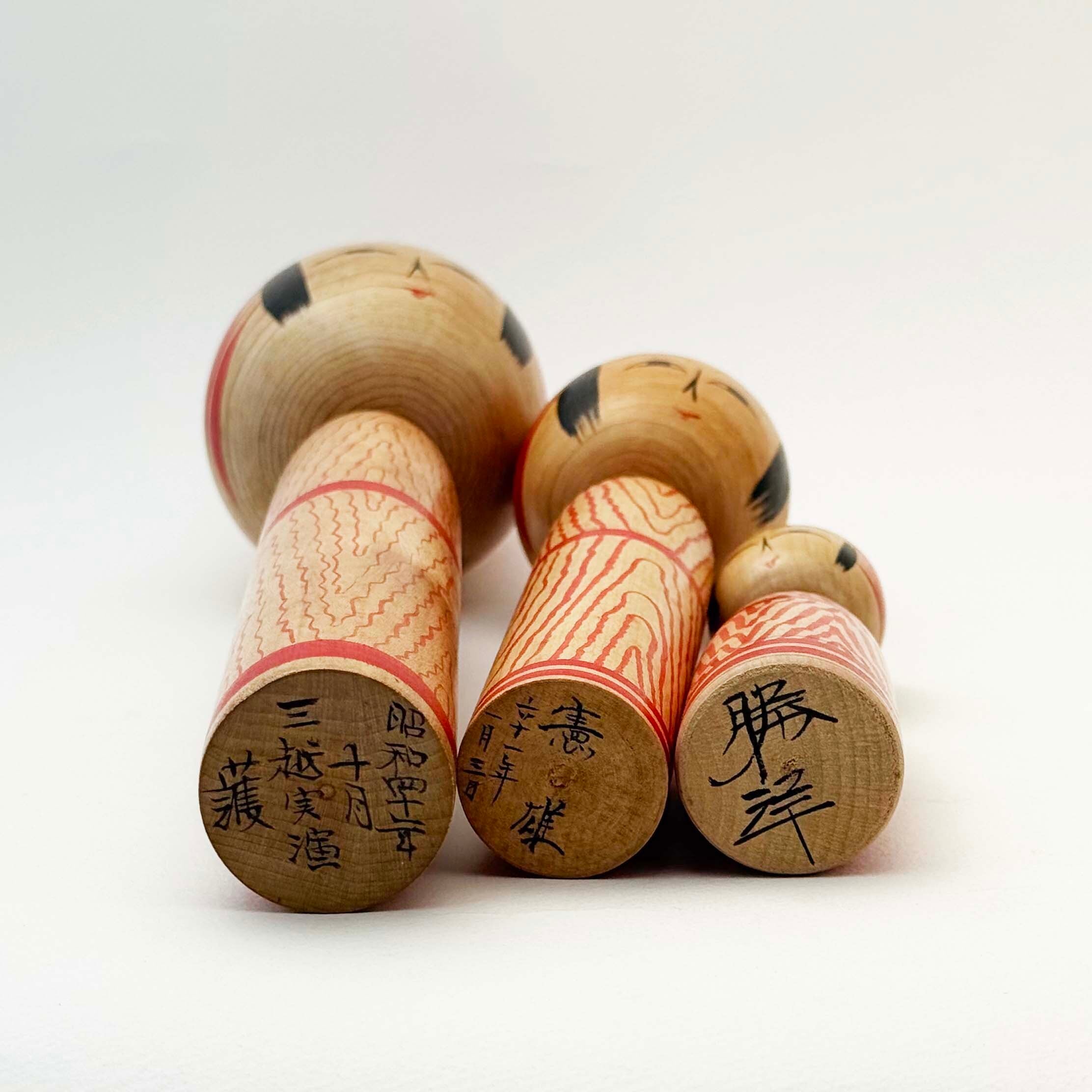 遠刈田 木目柄セットA（佐藤護 / 佐藤憲雄 / 佐藤勝洋）