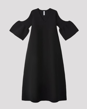 【CFCL】POTTERY SHORT BELL SLEEVE FLARE DRESS