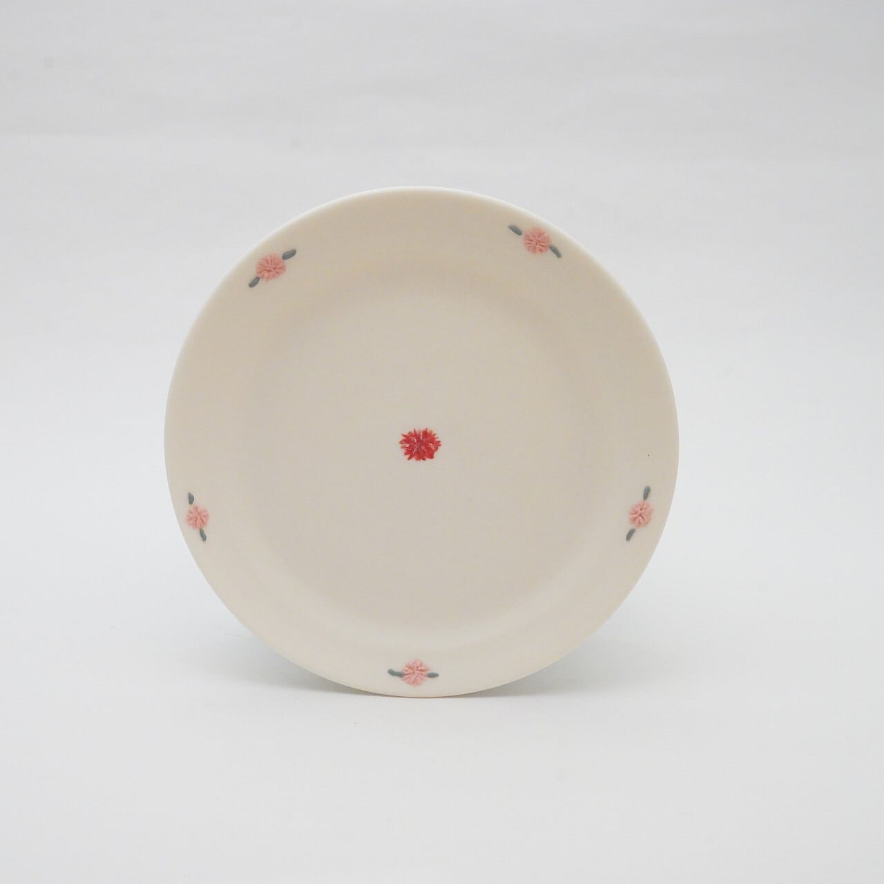 【谷本あゆみ】ピンクのお花お皿 小 6-A