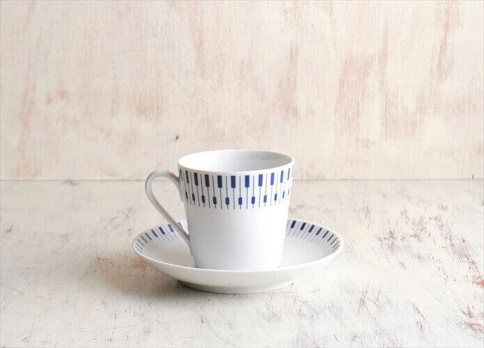 デンマーク製 Lyngby Porcelain Tangent カップ＆ソーサー リュン