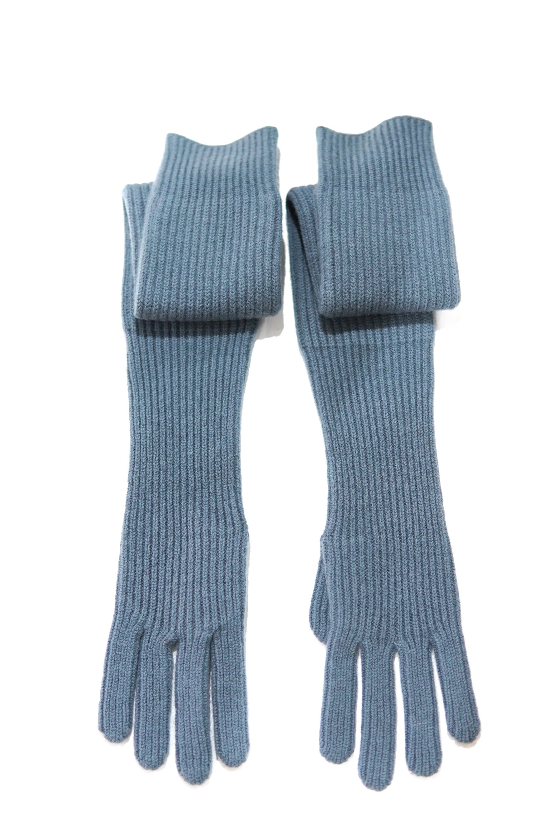 little suzie / Extra fine Merino Wool Knit Long Gloves