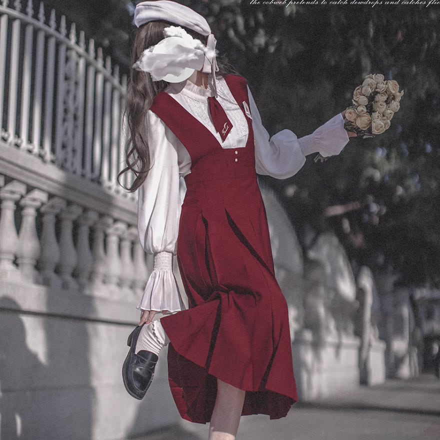 machatt マチャット Vネックジャンパースカ ート machatt マチャット