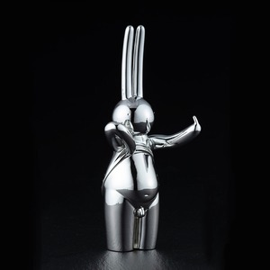 mr clement sofubi sculpture / a vulgar statement gin-kyo chapter (silver)