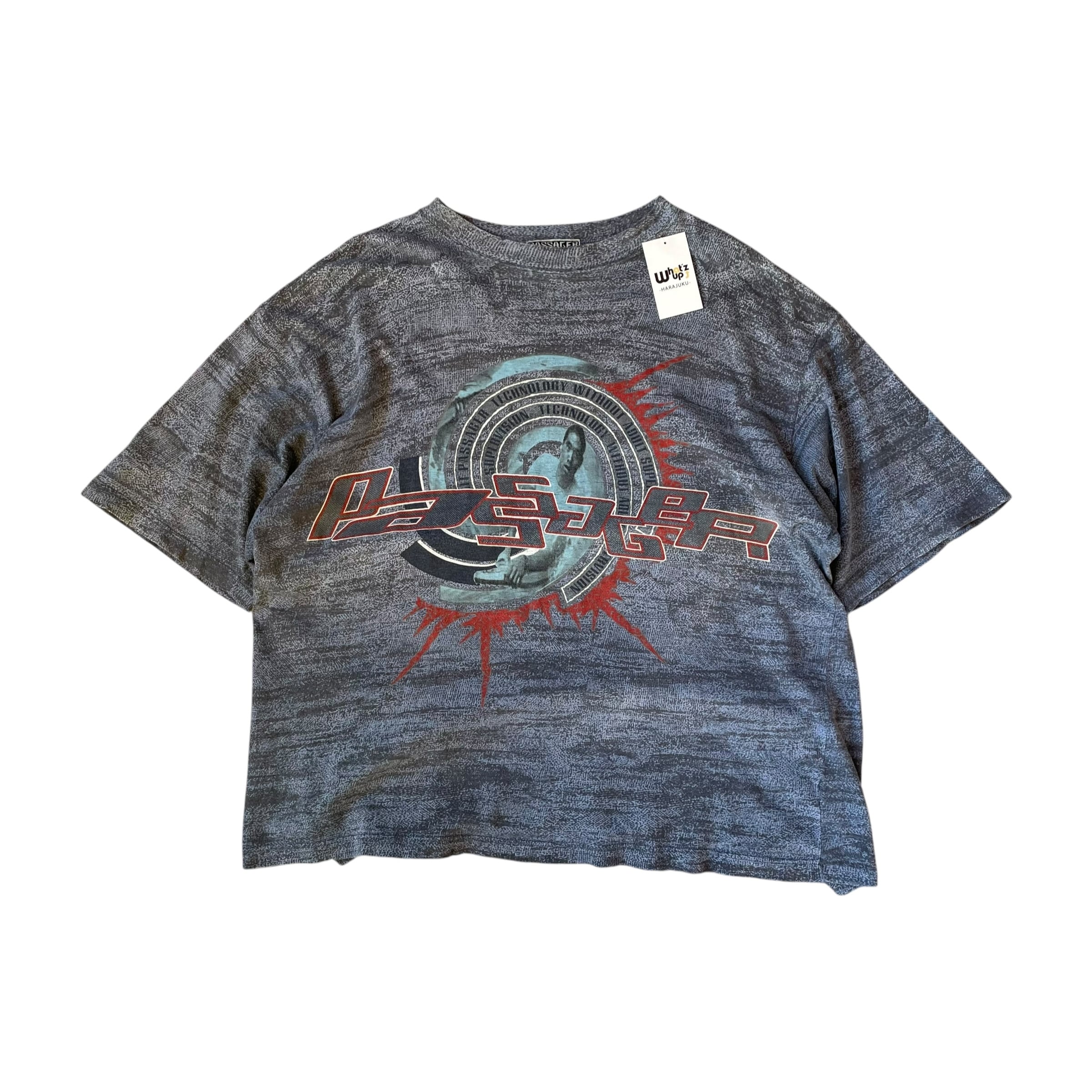 1990s PASSAGER Techno Wear T-shirt