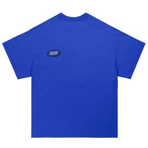 【HIPANDA 2605】レディース ブルーパンダ 刺繍 ワンポイント ⚠ビッグシルエット⚠ Tシャツ WOMEN'S BLUE PANDA EMBROIDERY ONE POINT BIG SILHOUETTE SHORT SLEEVED T-SHIRT / WHITE・BLACK・BLUE
