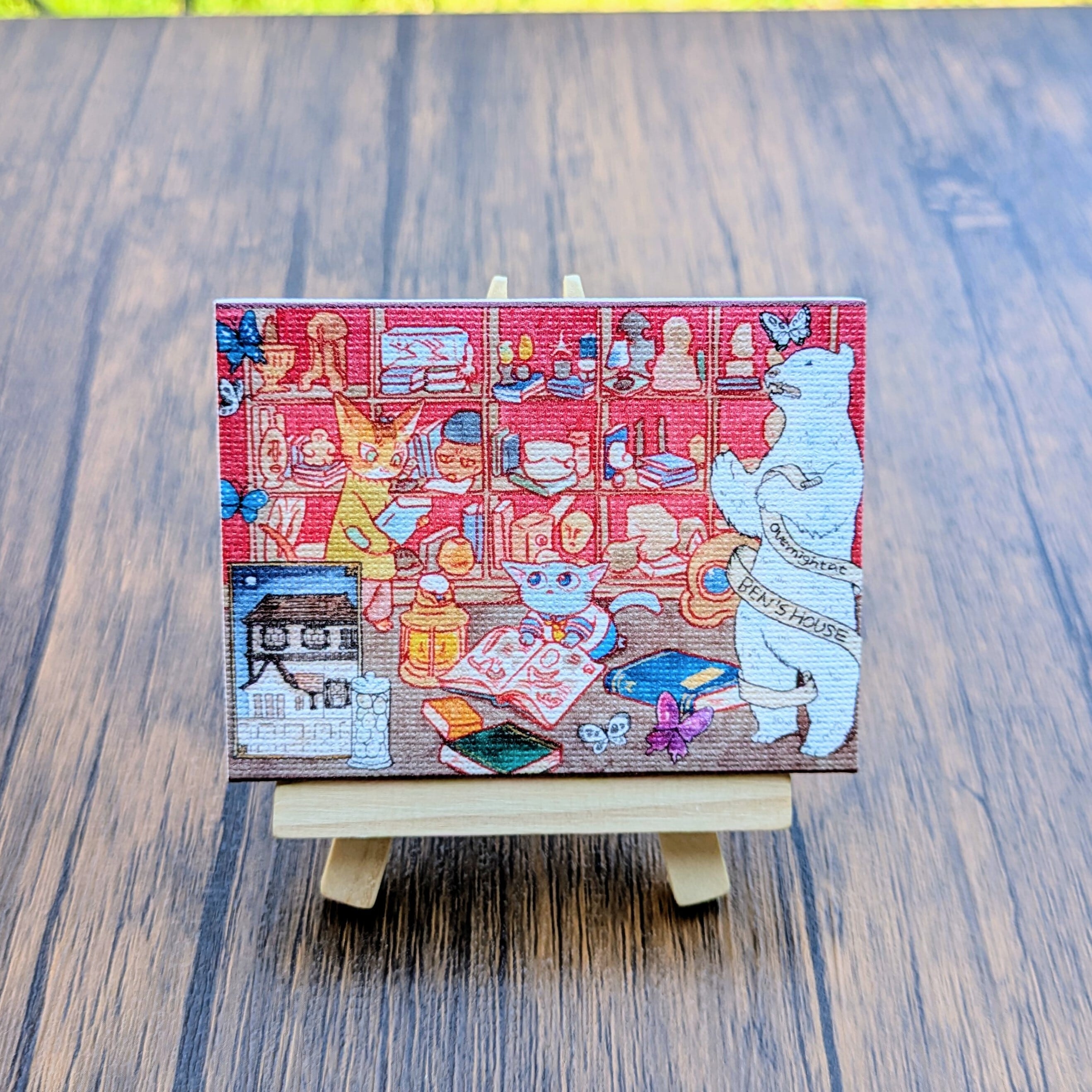 キャンバスマグネット（ベンの家） | KOBE GIFT