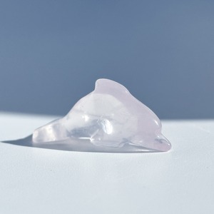 ローズクォーツ ミニイルカ12◇ Rose Quartz◇ 天然石・鉱物・パワーストーン