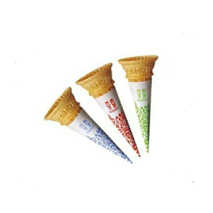 日世 ワッフルコーンL（スリーブ付） 120個 送料無料(九州、沖縄、一部