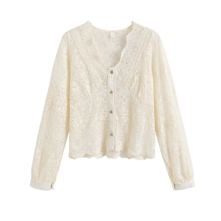 lace french shirt