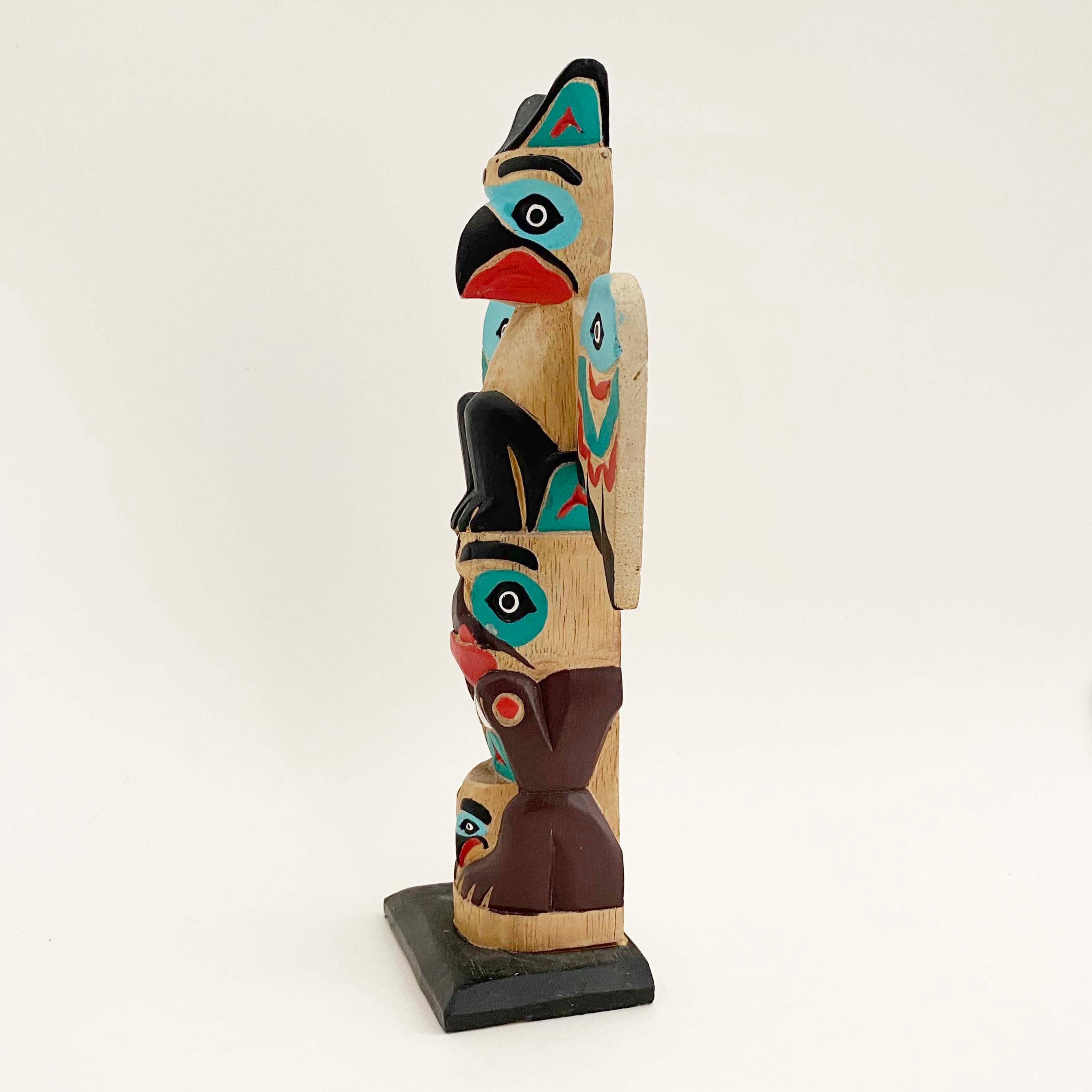 ヴィンテージ・トーテムポール（アラスカ先住民 / サンダーバード
