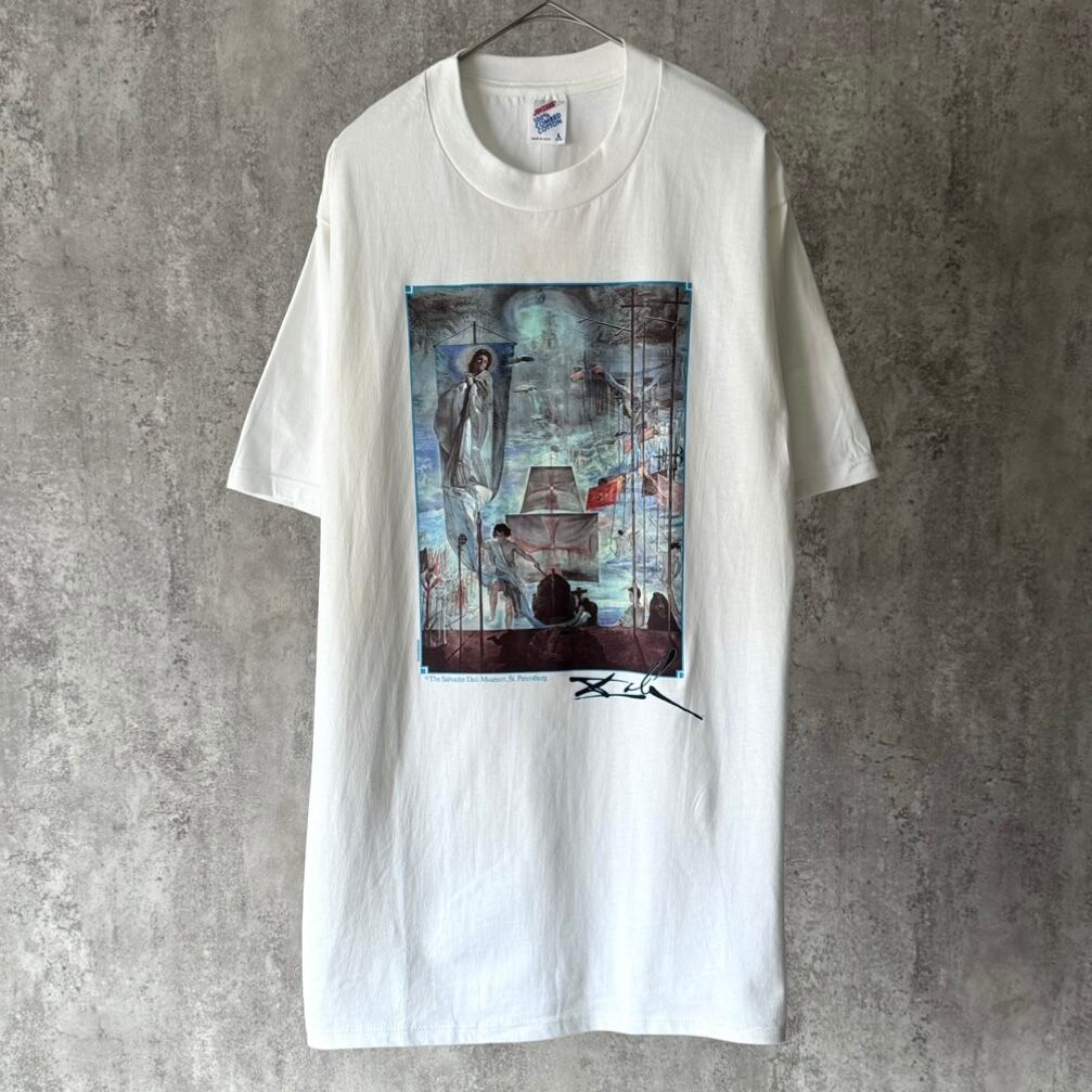 90s~ Salvador Dali mulch print art tee ''dead stock'' | Muri 90s~ Salvador Dali mulch print art tee ''dead stock'' | Muri