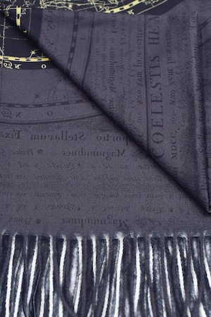 【即納】マジカルストールⅡ〜ホロスコープ柄　オフホワイト〜M22590