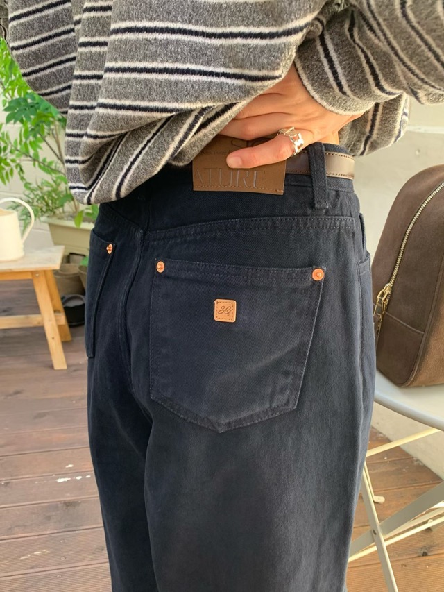 (予約) signature / Mui kimo dye pants 2color