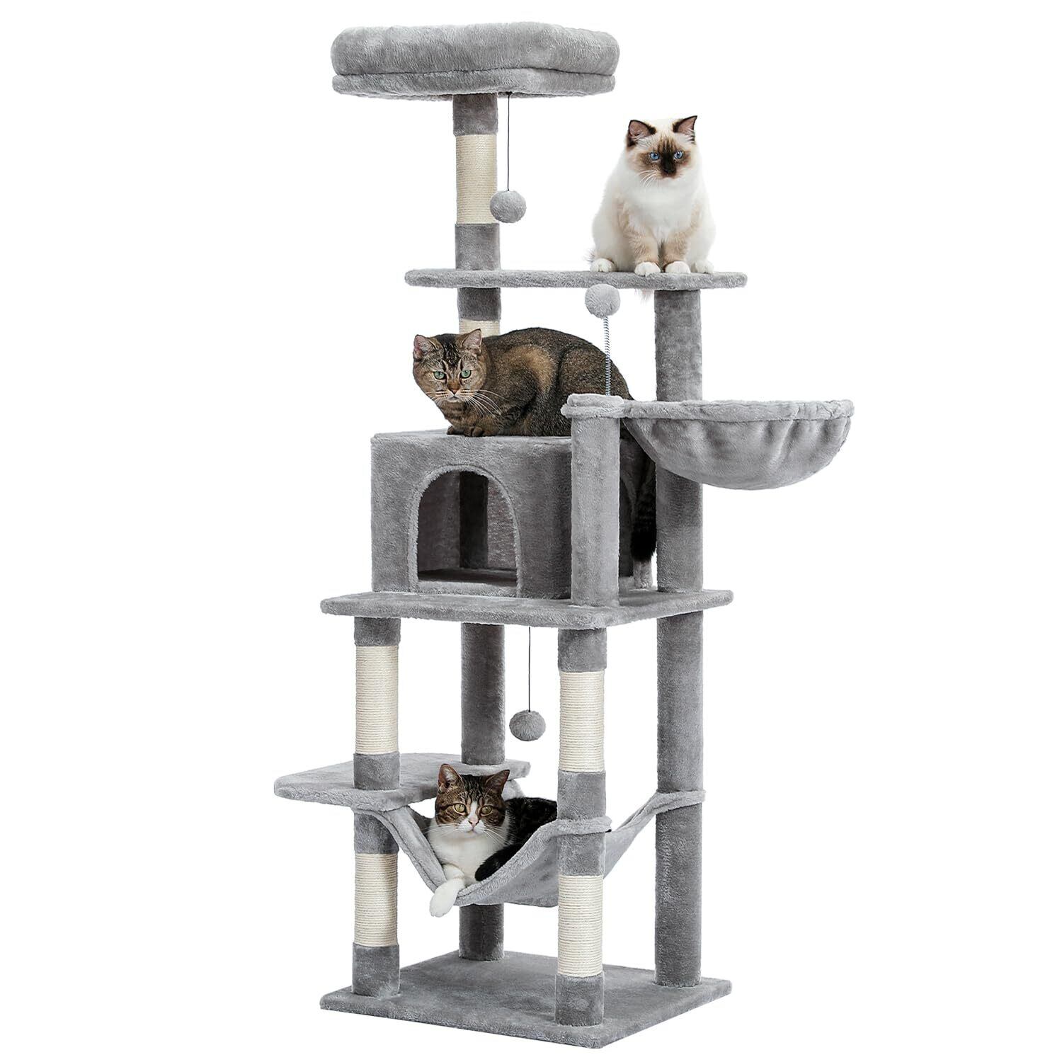 特価商品】PAWZRoad キャットタワー スリム 据え置き 多頭飼い 特価商品】PAWZRoad キャットタワー スリム 据え置き 多頭飼い