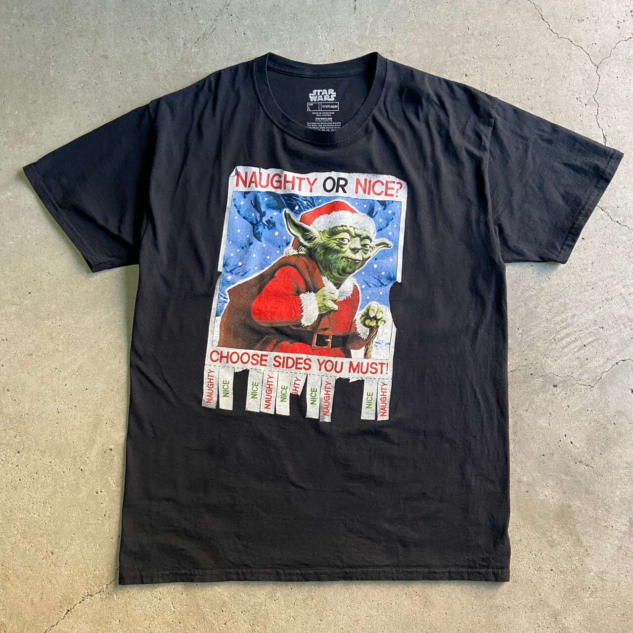 いつ 買う 90s USA製 スターウォーズ ヨーダ Tシャツ XL 黒 公式