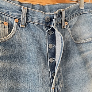 　【LEVI'S】501xx USA製 90s W32 ボタン裏555 バレンシア工場