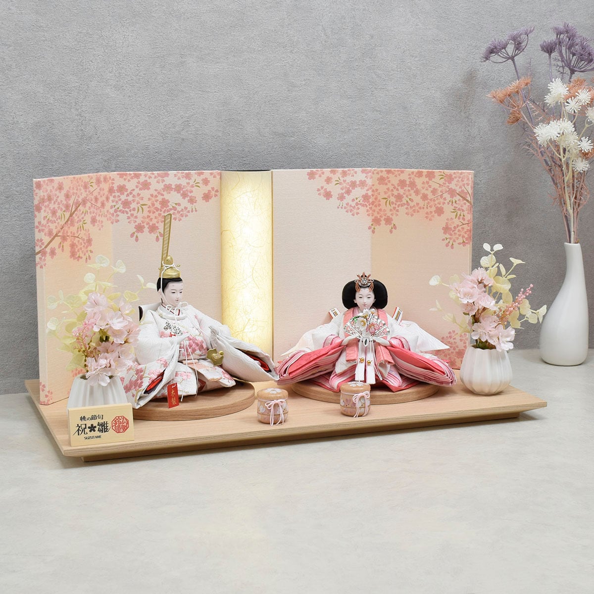雛人形 親王飾り 春ごよみ モダン おしゃれ かわいい 今どき 和モダン おすすめ Suzutame Onlineshop Vogue