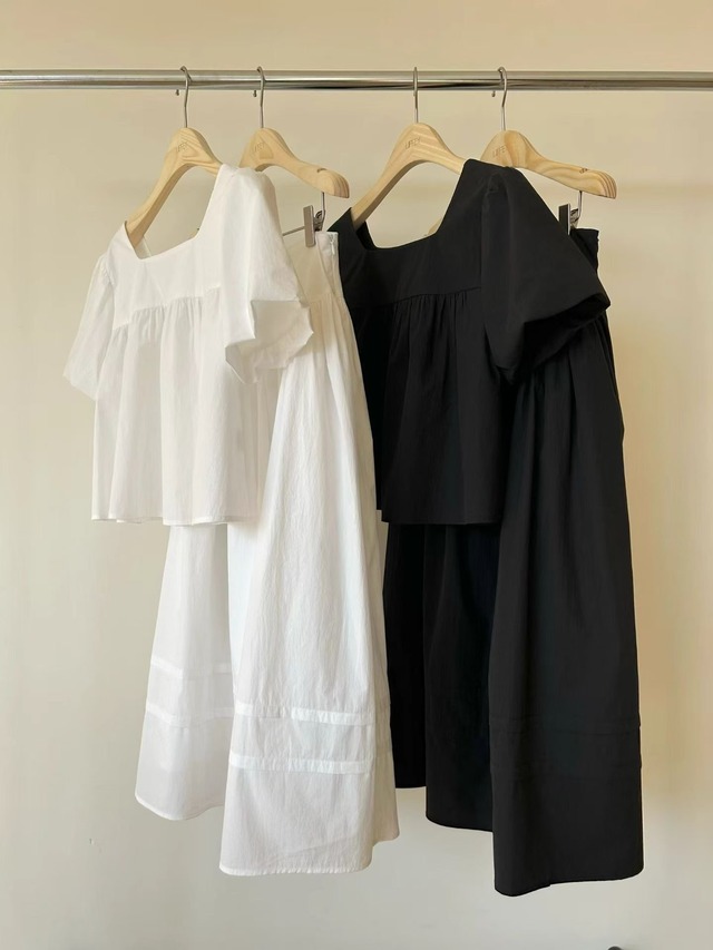 (予約) LIFFEY / Louen pintuck skirt 2color　