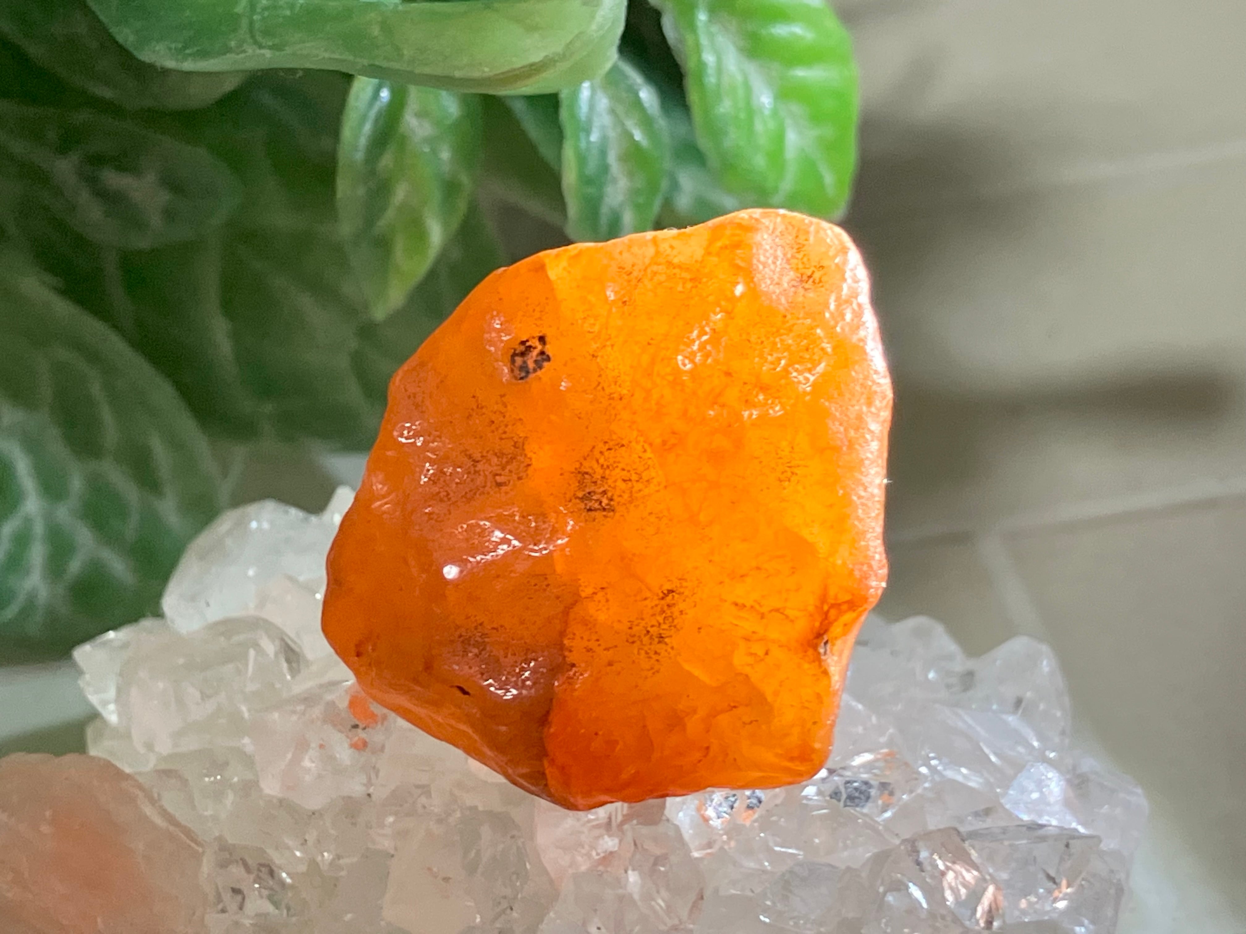 ダウ ホワイトファントム ✨ヒマラヤ ピンク水晶 原石 ポイント | Halo