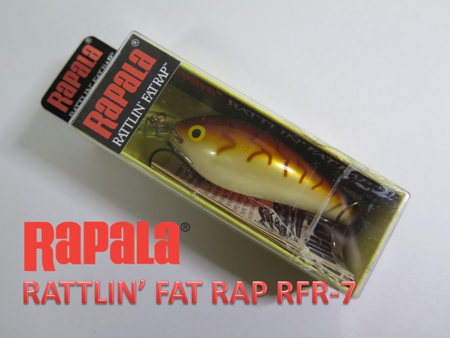 Rapala RATTLIN' FAT RAP RFR-7 ラパラ　ラトリン　ファットラップ　CRAWDAD F-L80-08