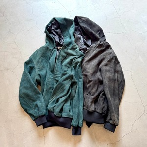 SEVEN BY SEVEN 　LEATHER ACTIVE JACKET -Goat suede Antique finish-