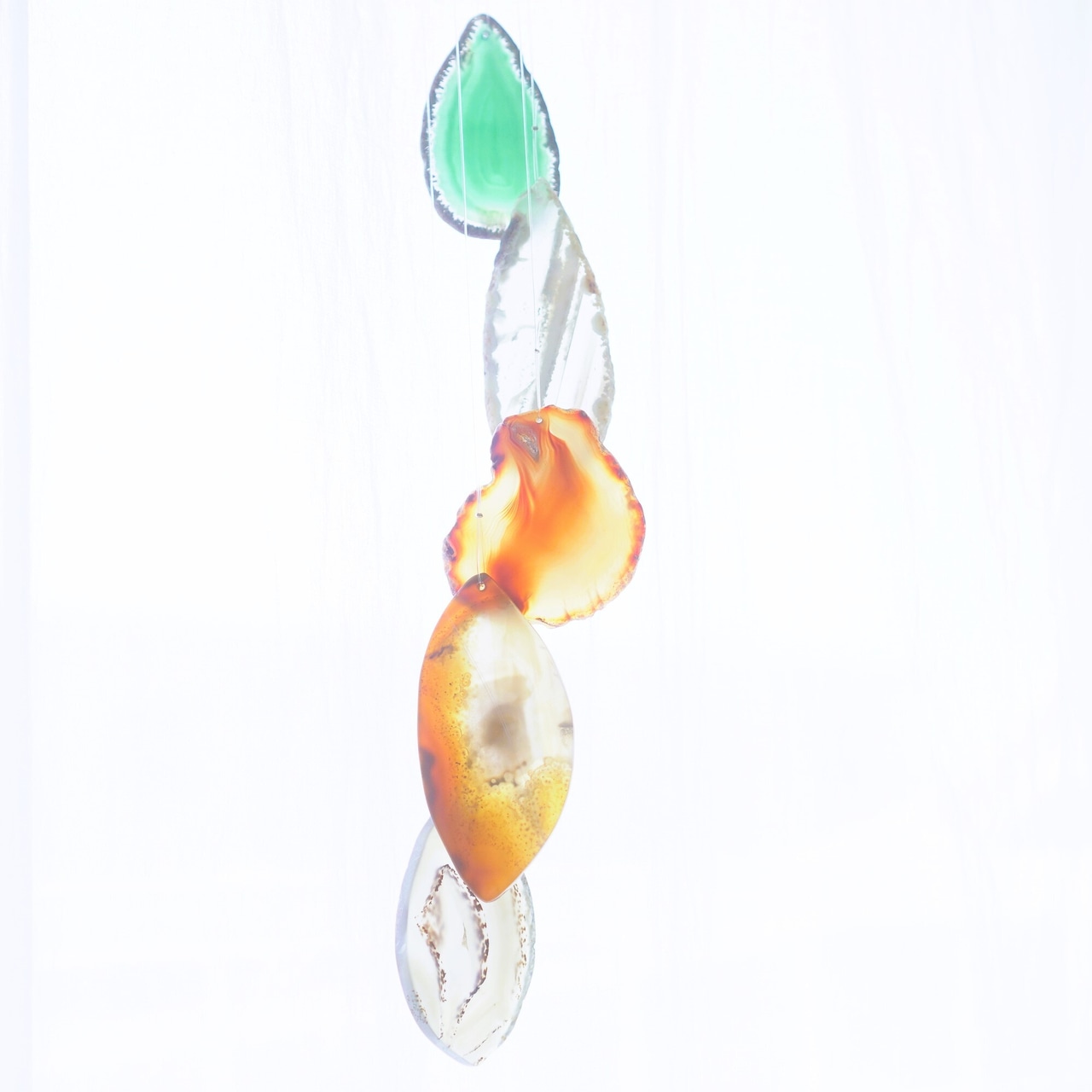 Apple Pie - アゲートヒーリングチャイム / Agate Sun Catcher Wind Chime 140