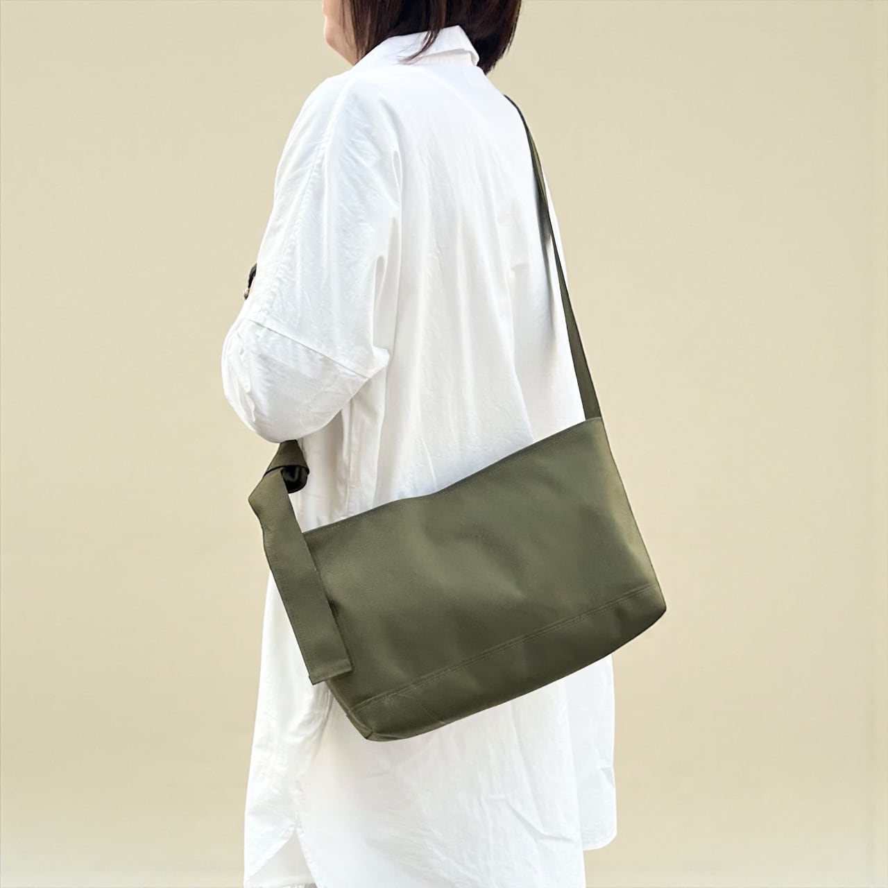 <SALE 30%OFF> DRIFTER-S:カーキ(コーデュラナイロン 撥水加工ナイロン素材ショルダーバッグ)