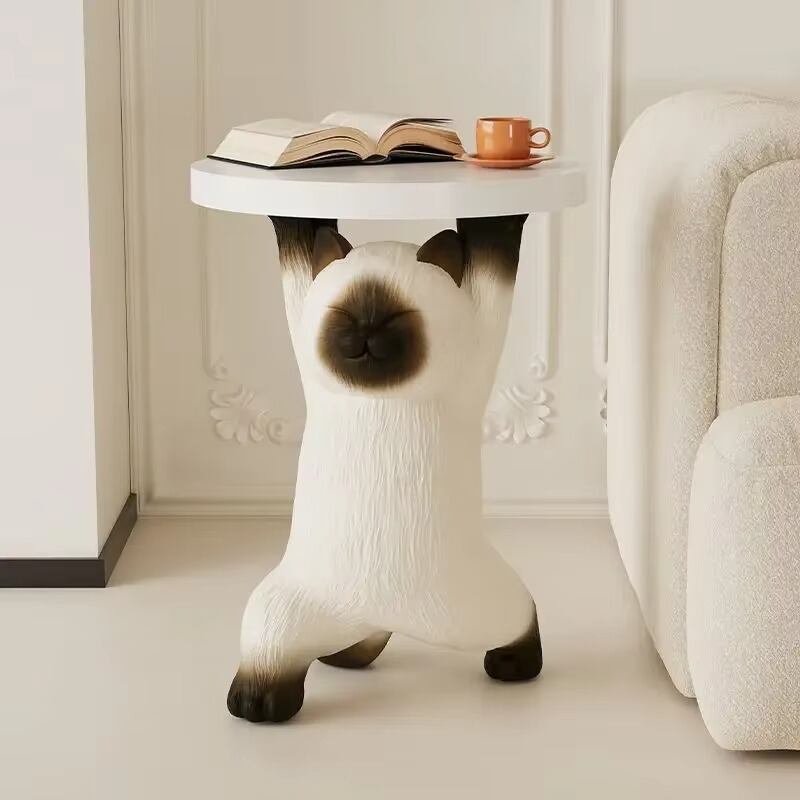 サイド テーブル 猫 ねこ ユニーク おしゃれ かわいい モダン