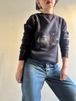 ⑤Vintage Sweat Shirt Handprinted By Megan