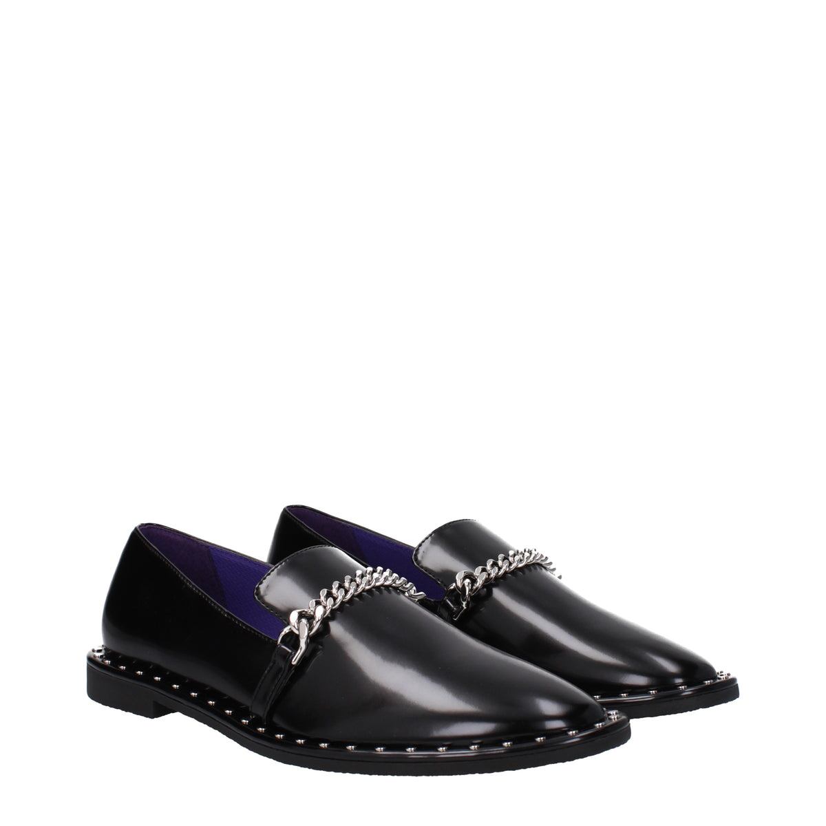 【新品】STELLA MCCARTNEY ステラマッカートニー レディース ローファー フェイクレザー ブラック 810298AP02101000
