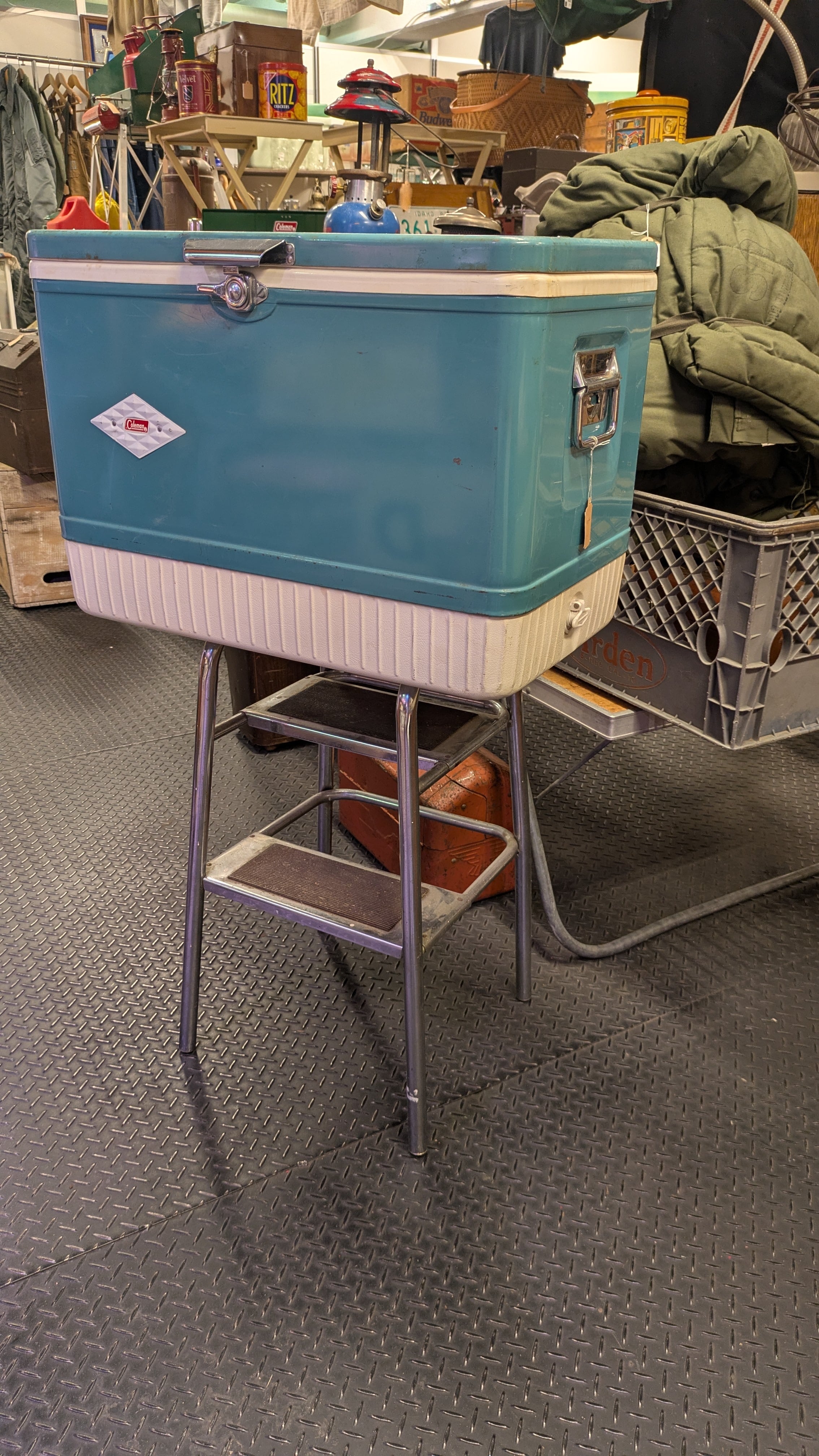 50's Vintage mini WoodCrate WoodBox Container ビンテージ ウッド