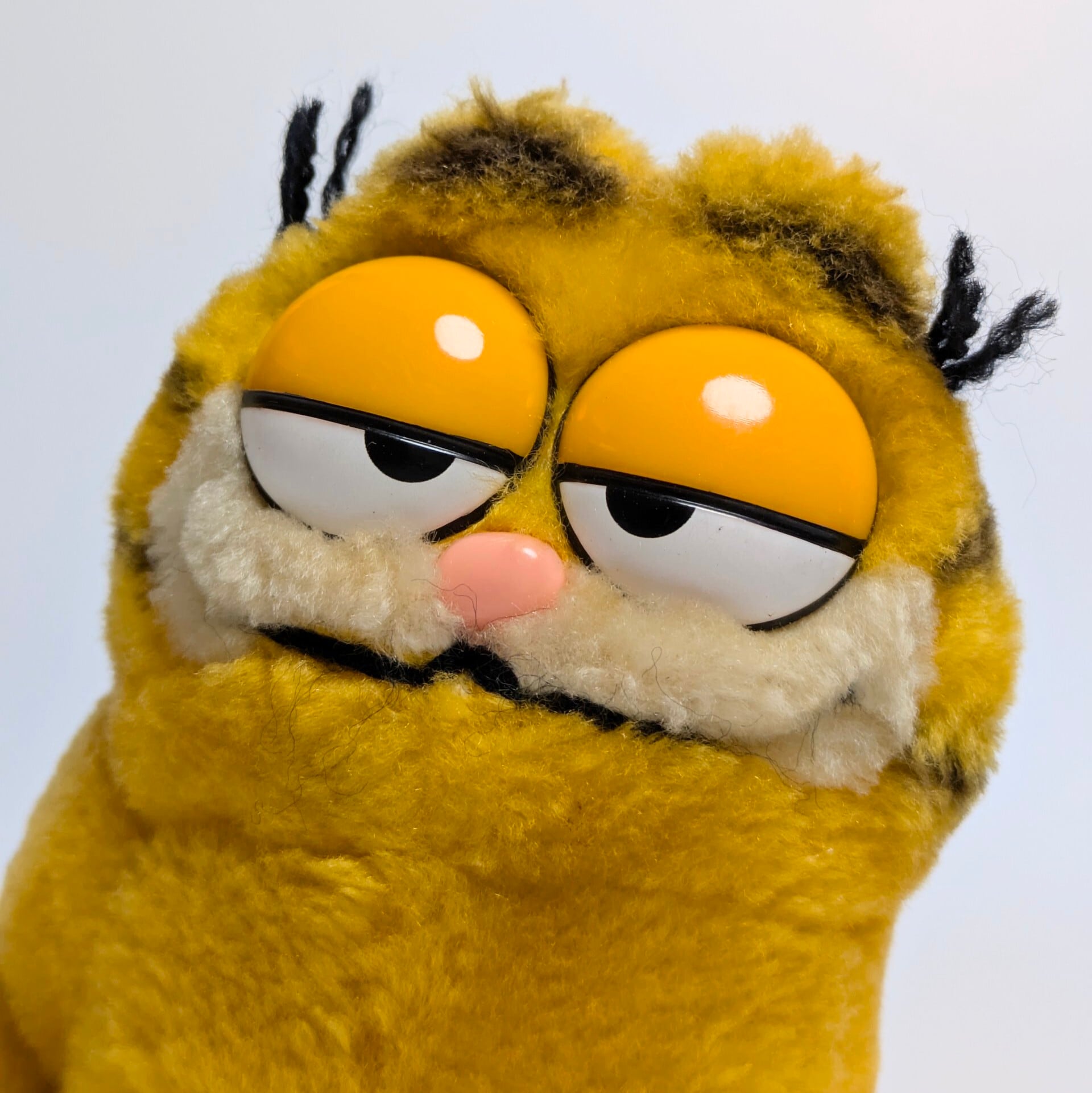 GARFIELD PLUSH ガーフィールド ぬいぐるみ 1980’s 座り ☆ VINTAGE 1980年代初期 ☆【 Garfield ( ガーフィールド