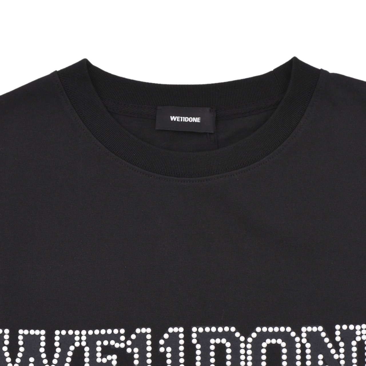 【WE11DAM】BLACK UNIVERSITY LOGO LONG-SLEEVED T-SHI - 4