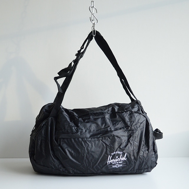 HERSCHEL ハーシェル PACKABLE JOURNEY 折り畳みダッフルバッグ 黒