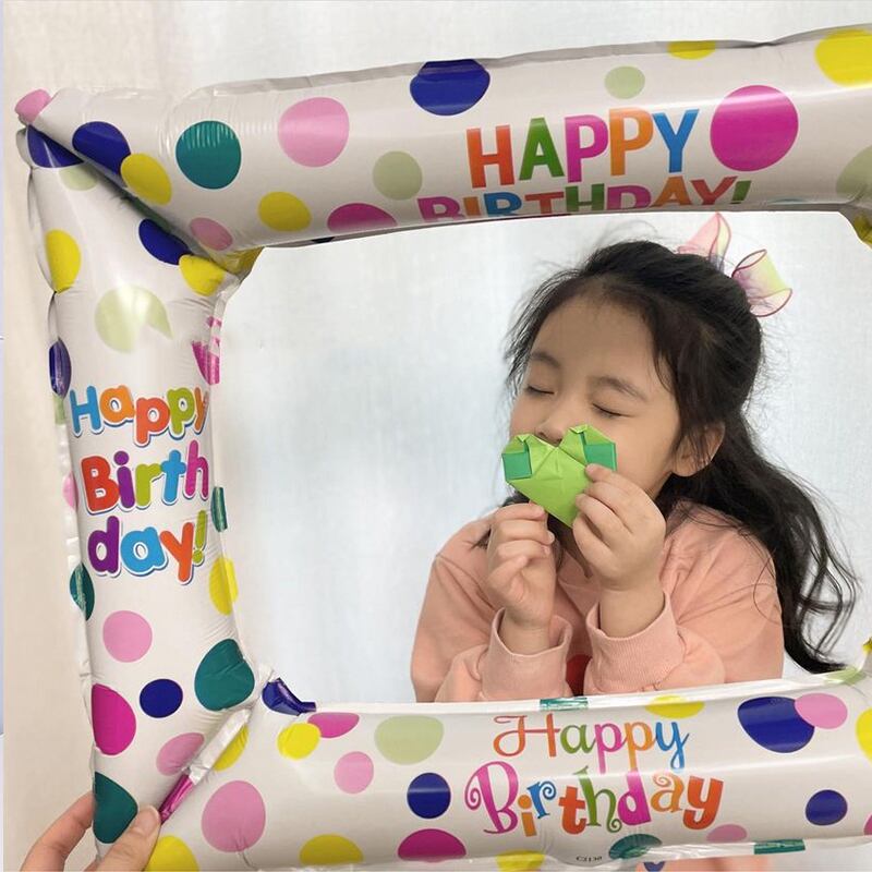 【BIRTHDAY】春新作フォトフレーム形風船