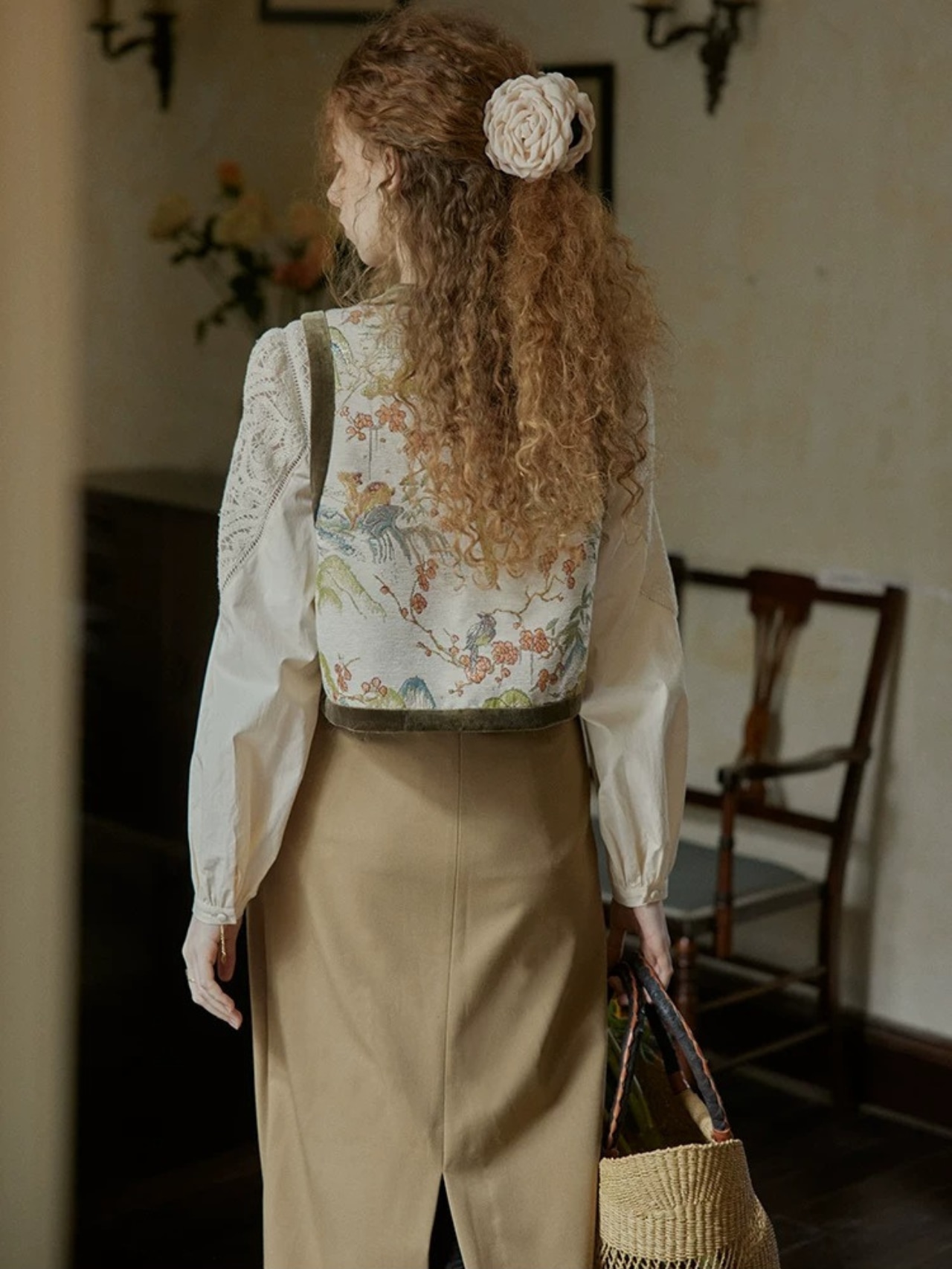 Jardin Oriental Tapestry Vest F0795
