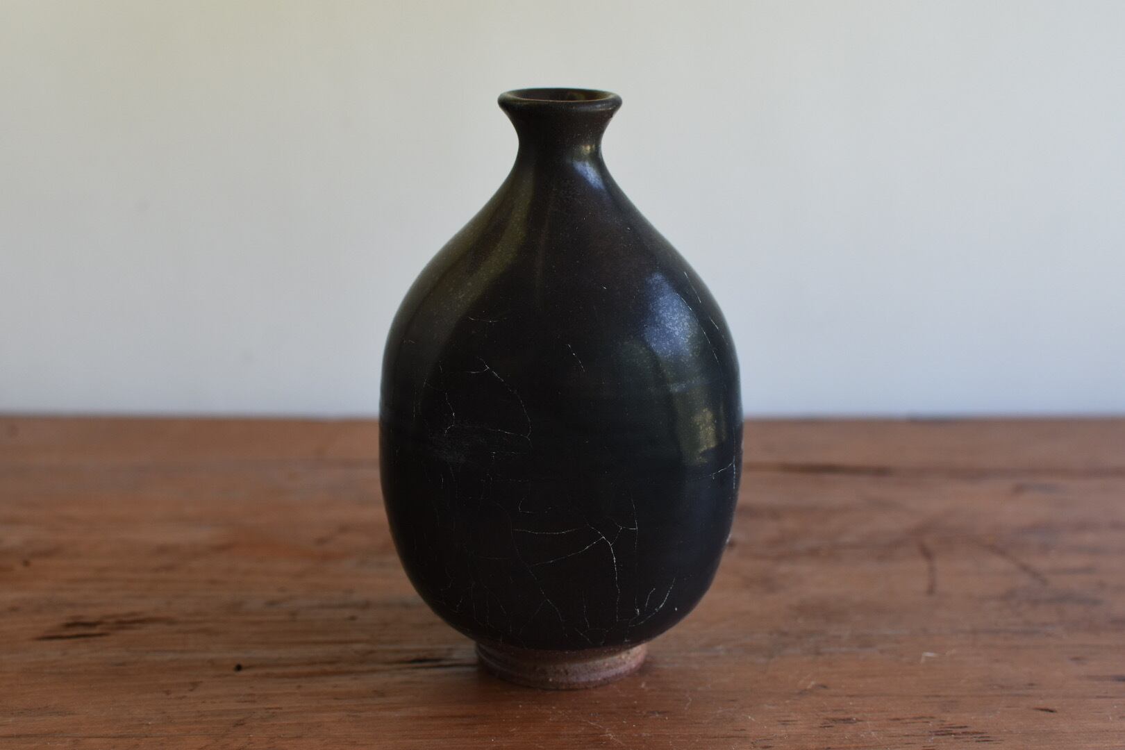 黒釉扁壺 〈石川裕基〉 | 無碍 －muge－