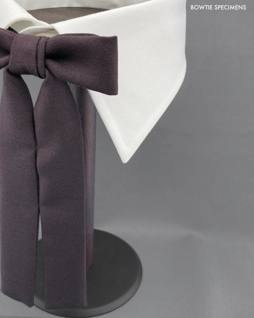 ボウタイ 蝶ネクタイ ウエスタン・スクエアエンド (あずき色) 作り結び