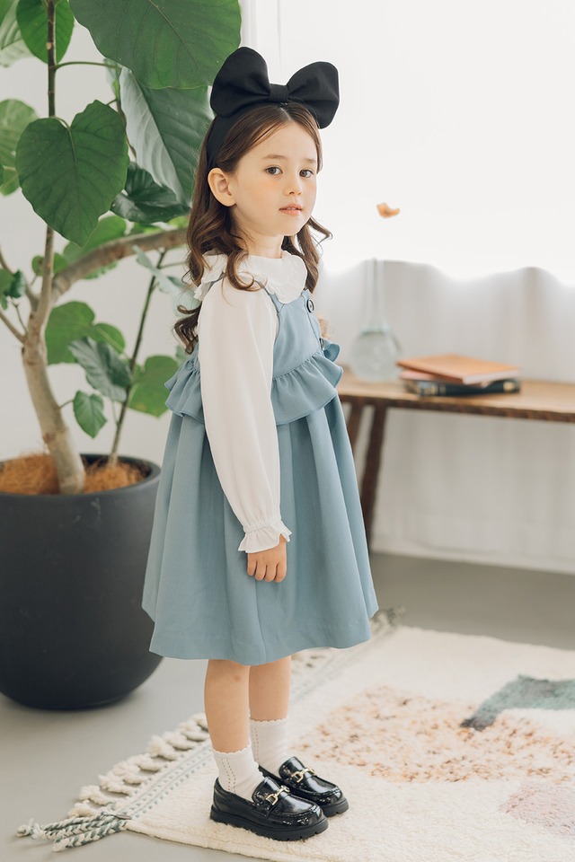 【今だけモニター価格♡】ジャンパースカート×アリス風リボン　２点SET