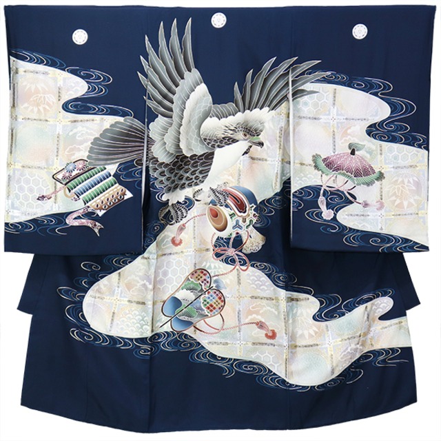 男の子産着【正絹】AL0065