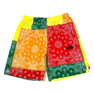 Zip Shorts / enjoy paisley