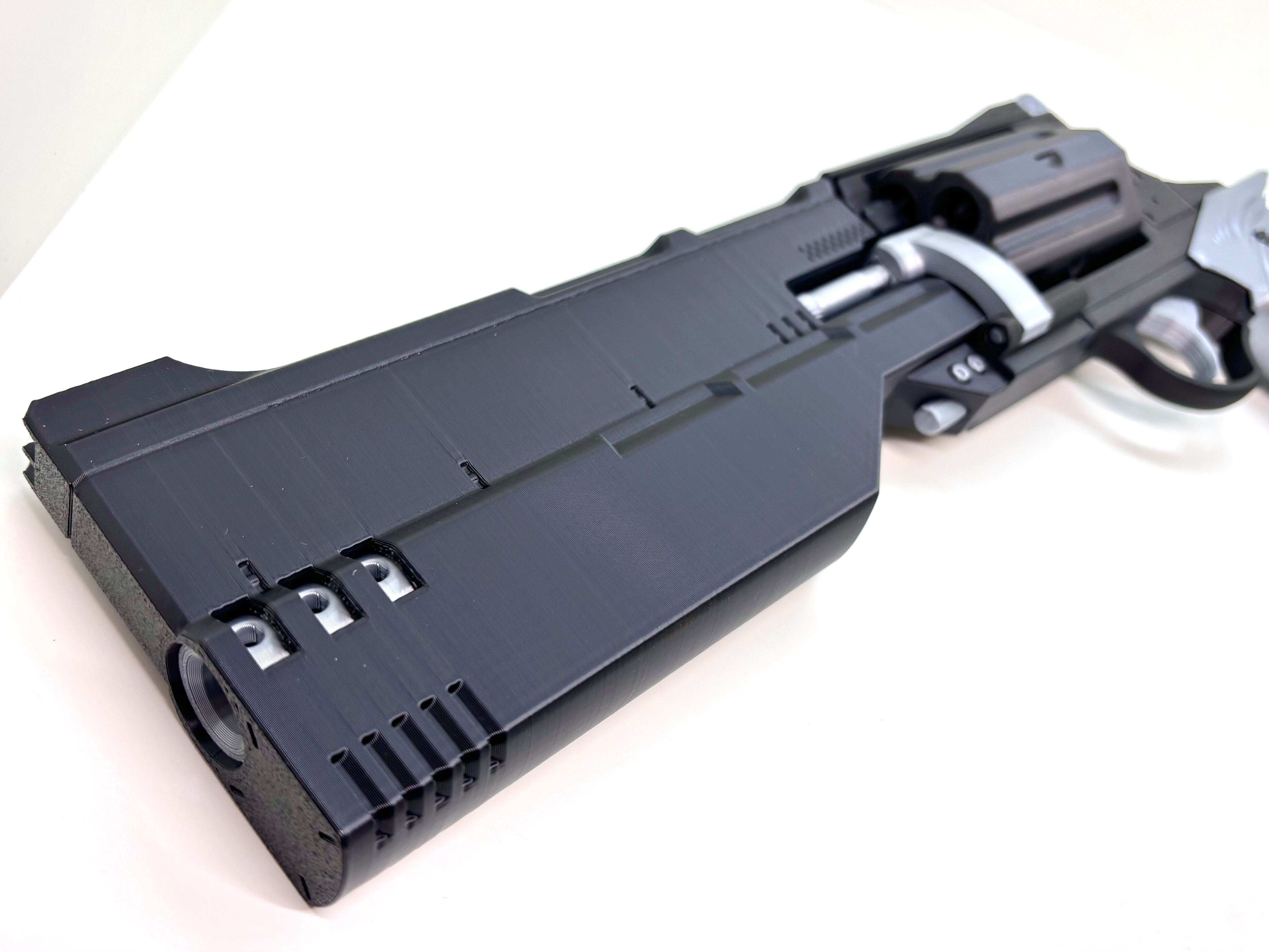 可動モデル）RE9 リボルバー 強化版(金属なし、発射機能なし） | 3D