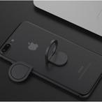 Formosa Japan スマホ リング ホールドリング 薄型 スタンド機能 落下防止 車載ホルダー 360回転 iPhone/Android各種他 [IF-SMRDP-BK]