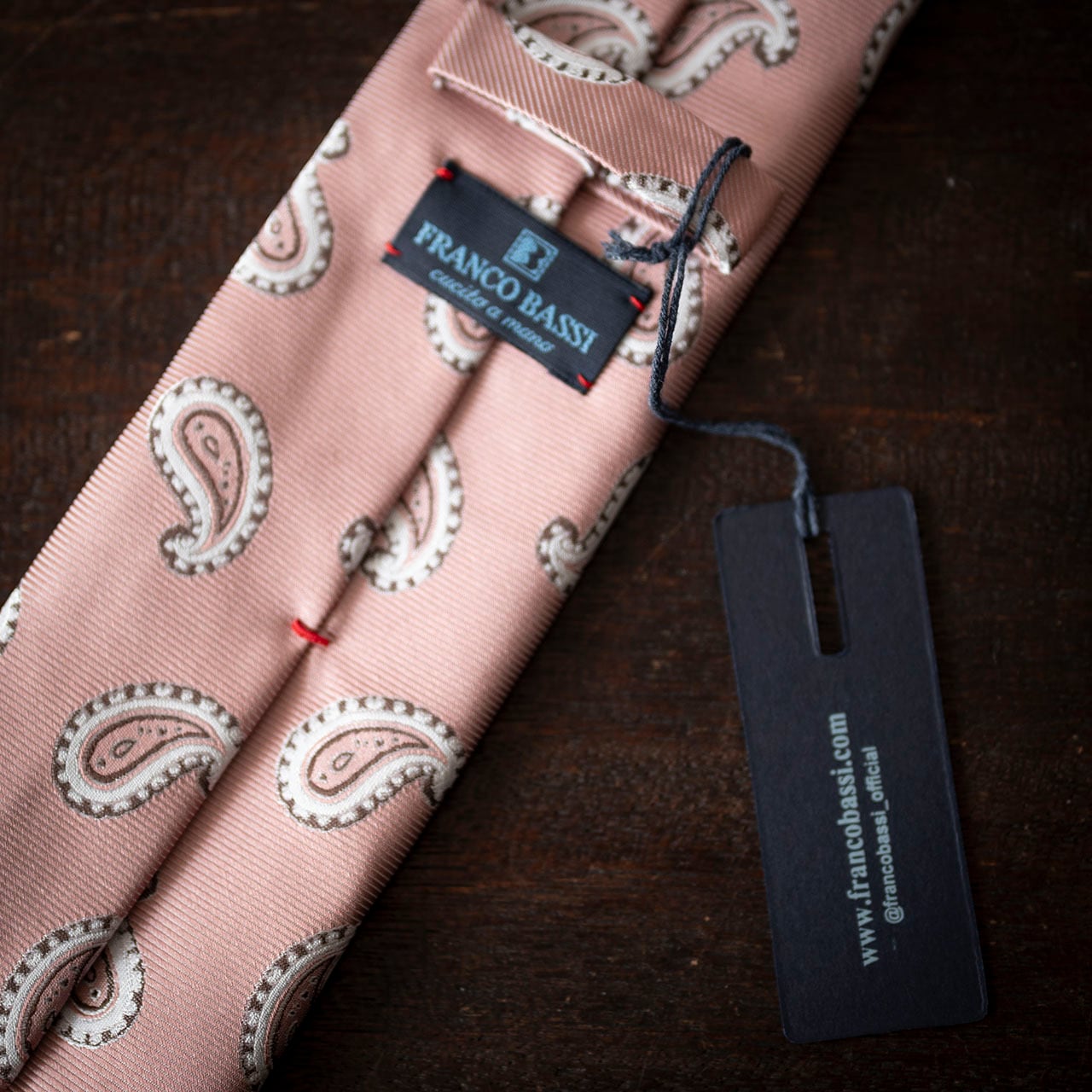 正規品】FRANCO BASSI（フランコバッシ）シルクネクタイ | ペイズリー